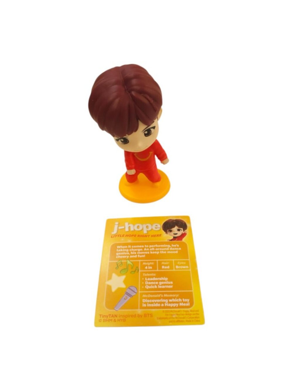 McDonalds TinyTAN BTS K-Pop Happy Meal Toy Lot Figures RM Jimin V j-hope Cards - Picture 2 of 12